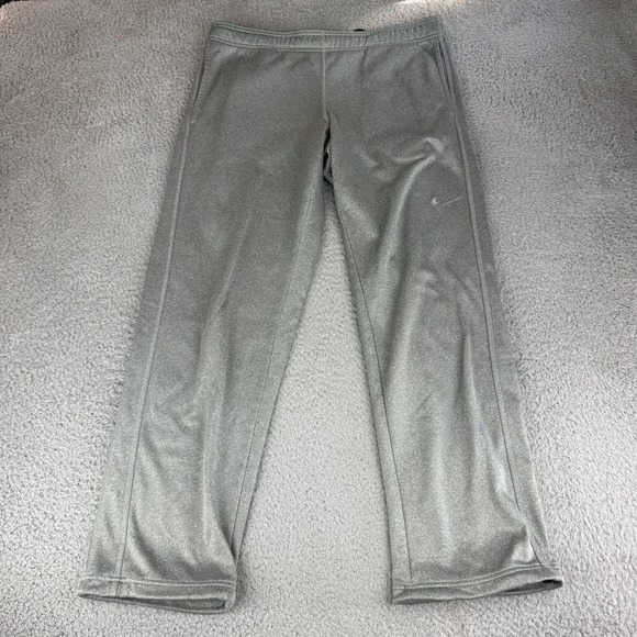 Nike Therma-Fit Pants Mens Small Fleece Lined Warm Athletic Training 379431-063 - Picture 1 of 13